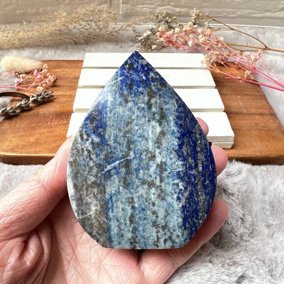 Lapis Lazuli Flame/Free Form - Picture 4 of 6